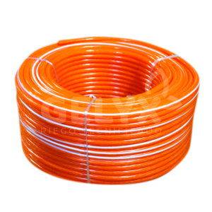 MANGUERA DE GAS REFORZADA NARANJA 3/8 X 100 MTS